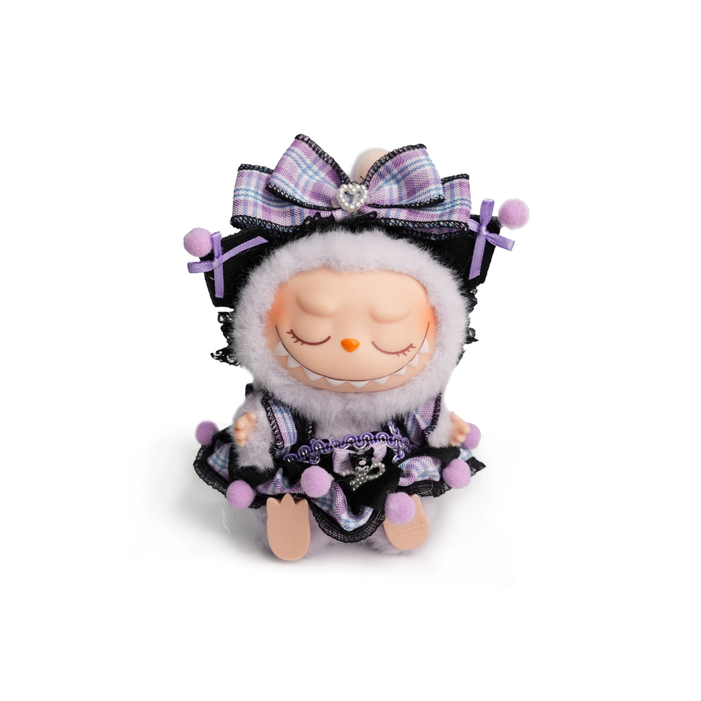 RYBUBU LABUBU vinyl sitting party, sweet silk, plush blind box cute baby clothes