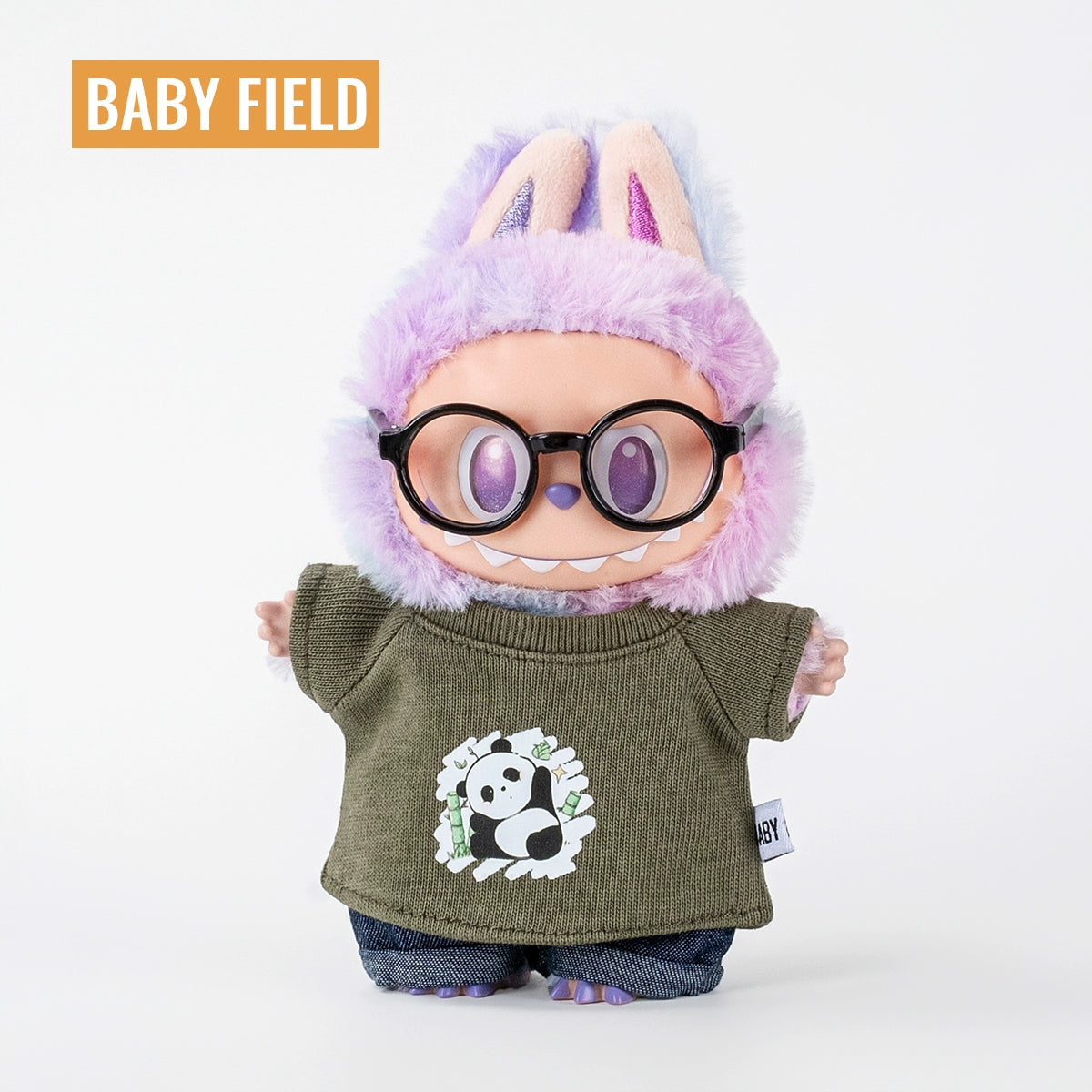 Rybubu × Babyfield baby clothes for labubu clothes 17cm first generation second generation third generation panda short sleeve