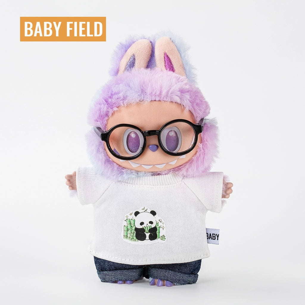 Rybubu × Babyfield baby clothes for labubu clothes 17cm first generation second generation third generation panda short sleeve
