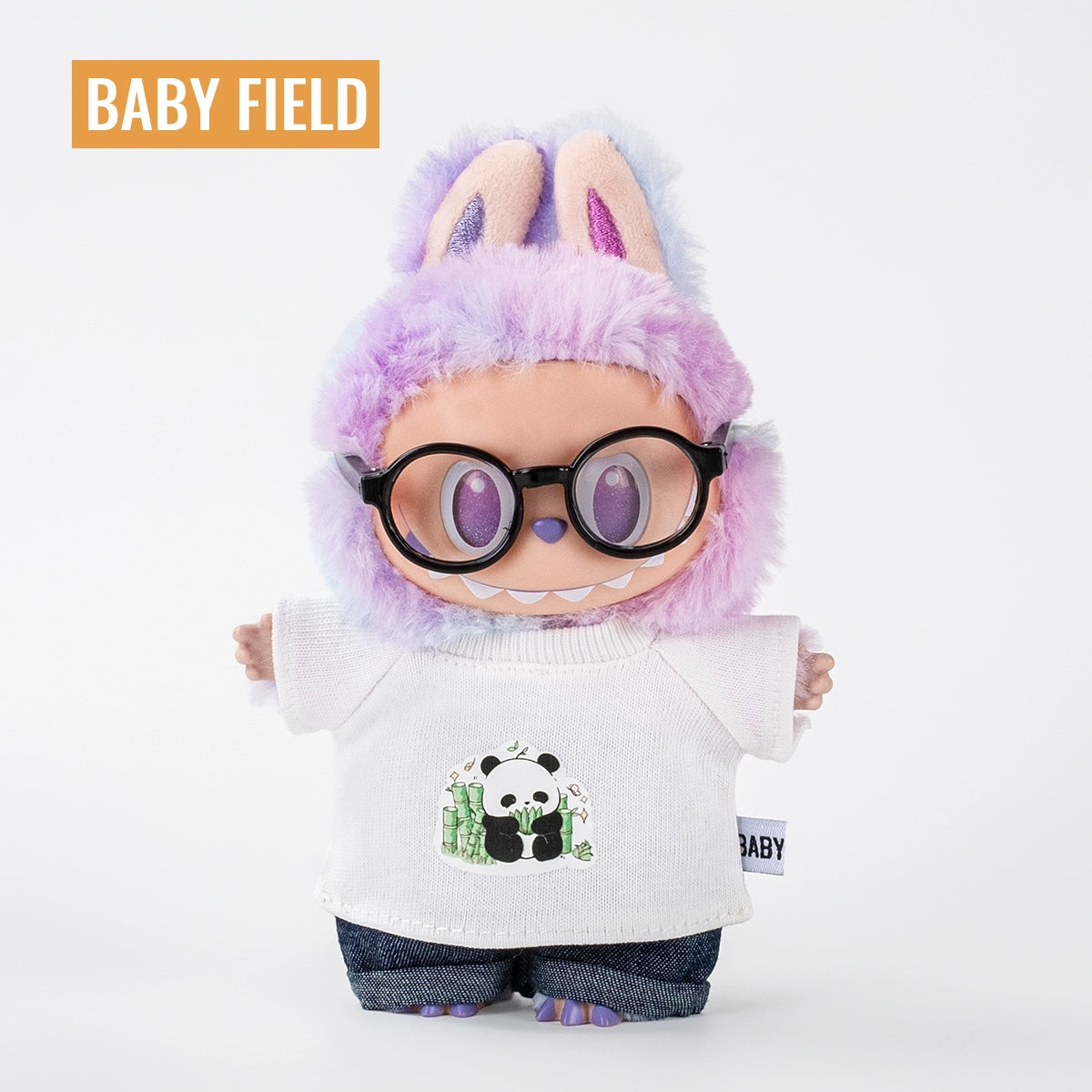 Rybubu × Babyfield baby clothes for labubu clothes 17cm first generation second generation third generation panda short sleeve