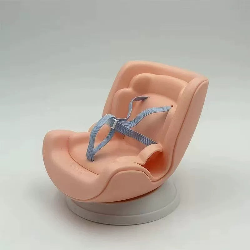 LABUBU car seat second generation sit party vinyl rabub car out trend seat