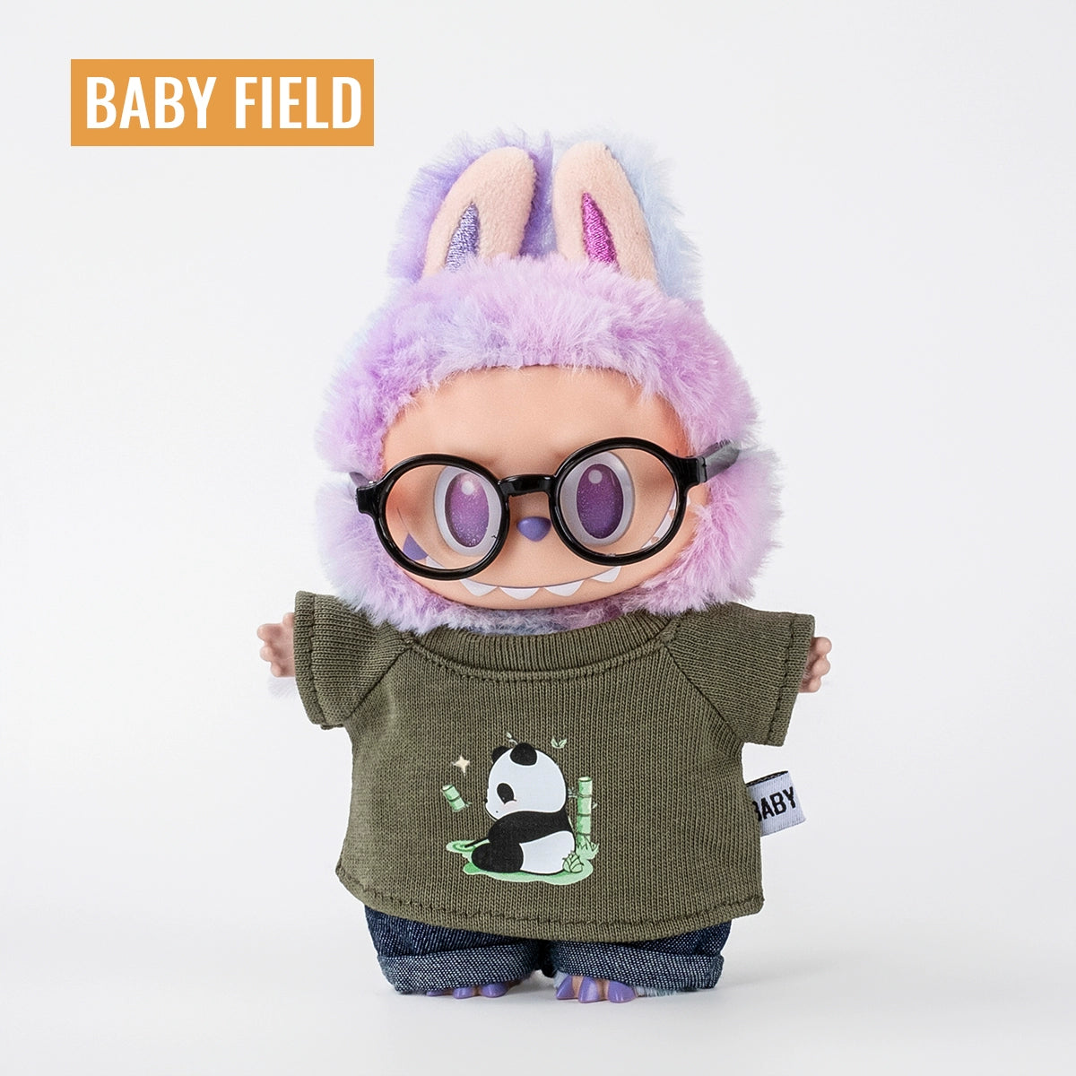 Rybubu × Babyfield baby clothes for labubu clothes 17cm first generation second generation third generation panda short sleeve