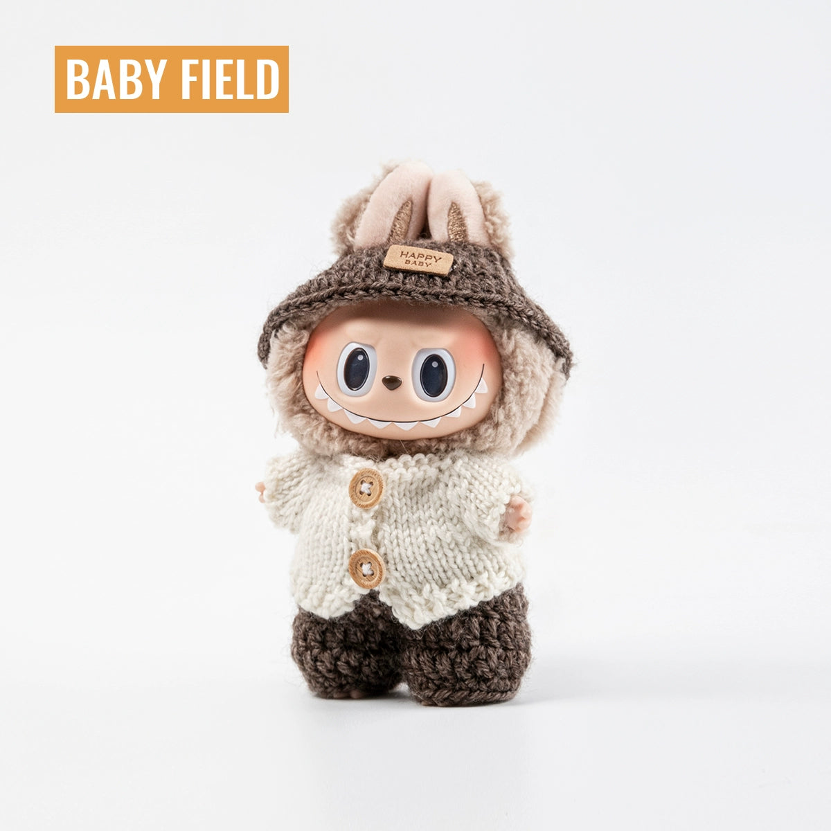 Rybubu × Babyfield labubu Macaron vinyl doll handmade clothes trendy baby clothes