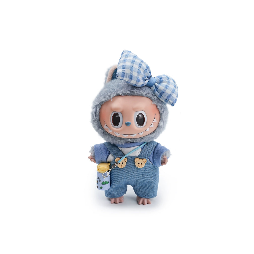 RYBUBU LABUBU vinyl sitting party, sweet silk, plush blind box cute baby clothes