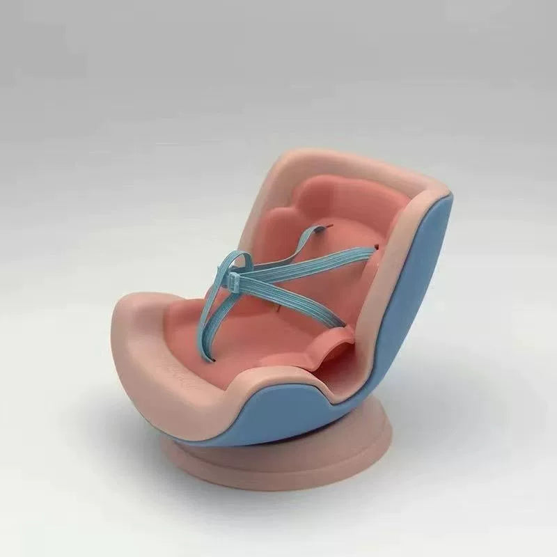 LABUBU car seat second generation sit party vinyl rabub car out trend seat