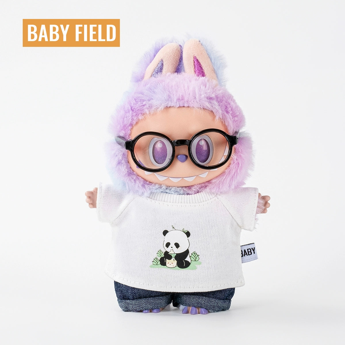 Rybubu × Babyfield baby clothes for labubu clothes 17cm first generation second generation third generation panda short sleeve