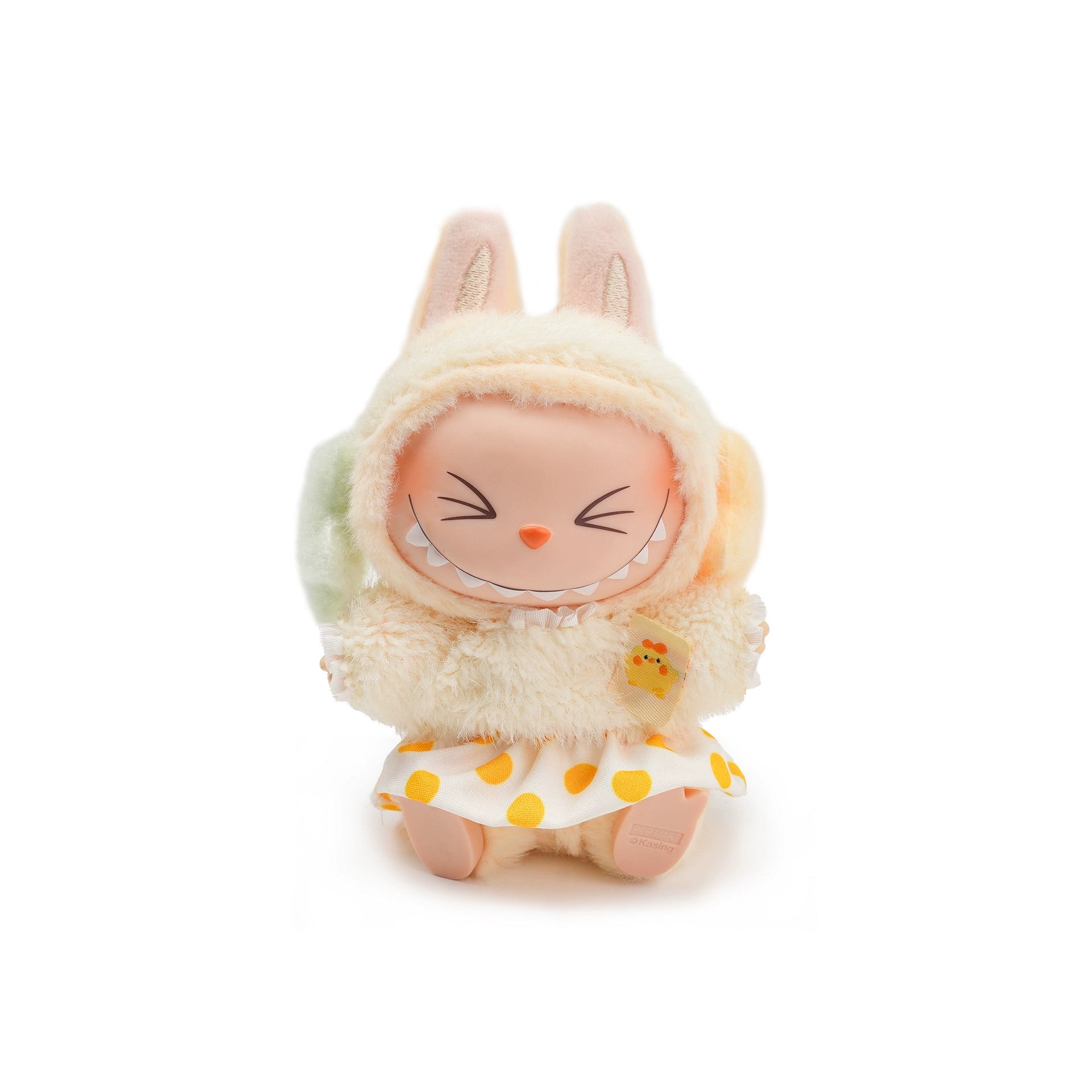 RYBUBU LABUBU vinyl sitting party, sweet silk, plush blind box cute baby clothes