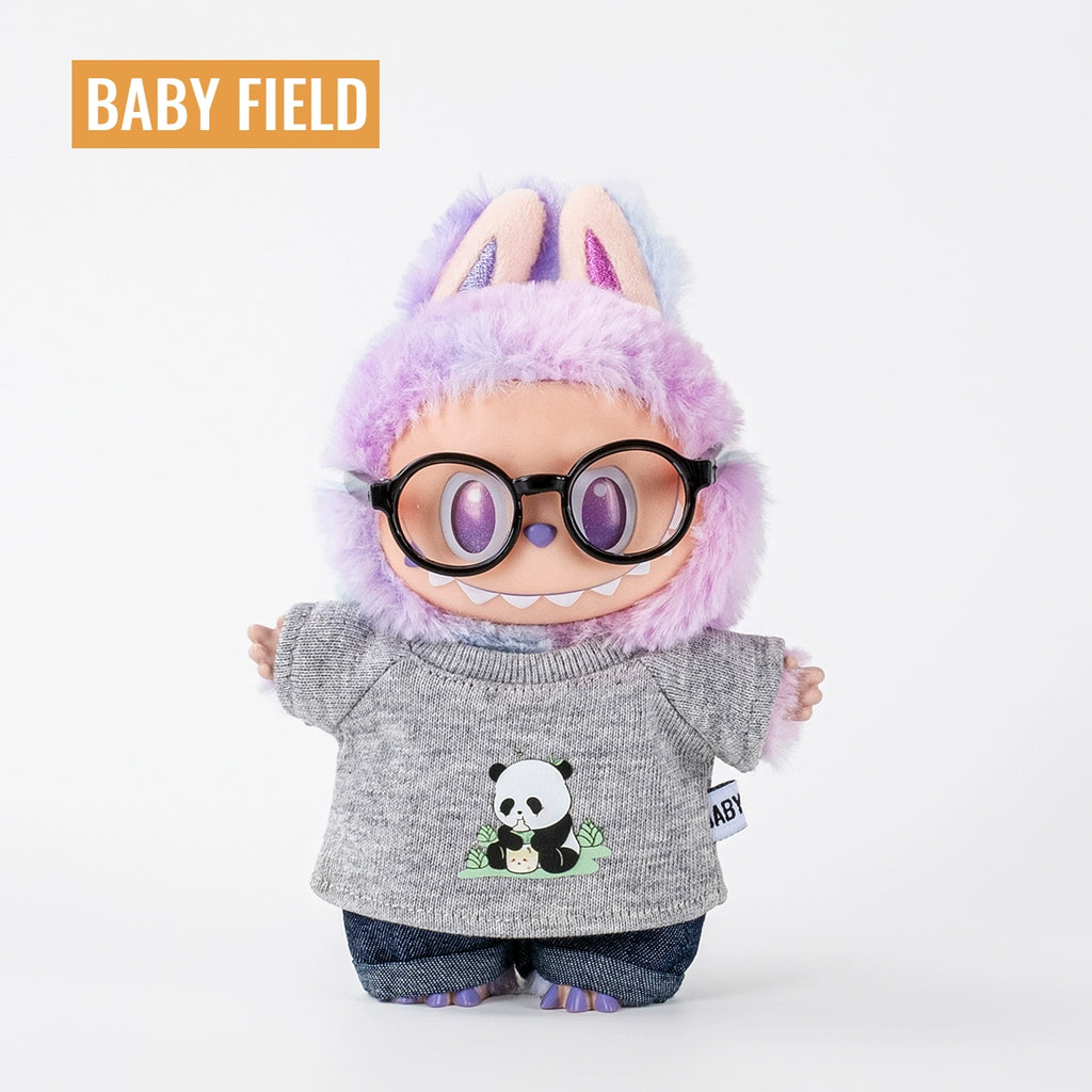 Rybubu × Babyfield baby clothes for labubu clothes 17cm first generation second generation third generation panda short sleeve