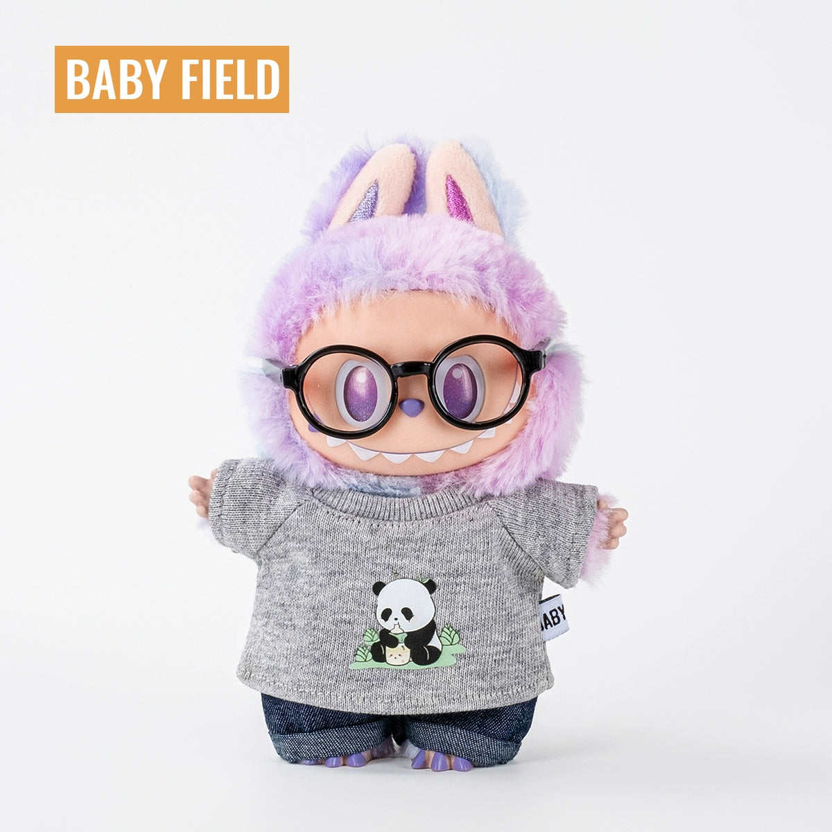 Rybubu × Babyfield baby clothes for labubu clothes 17cm first generation second generation third generation panda short sleeve