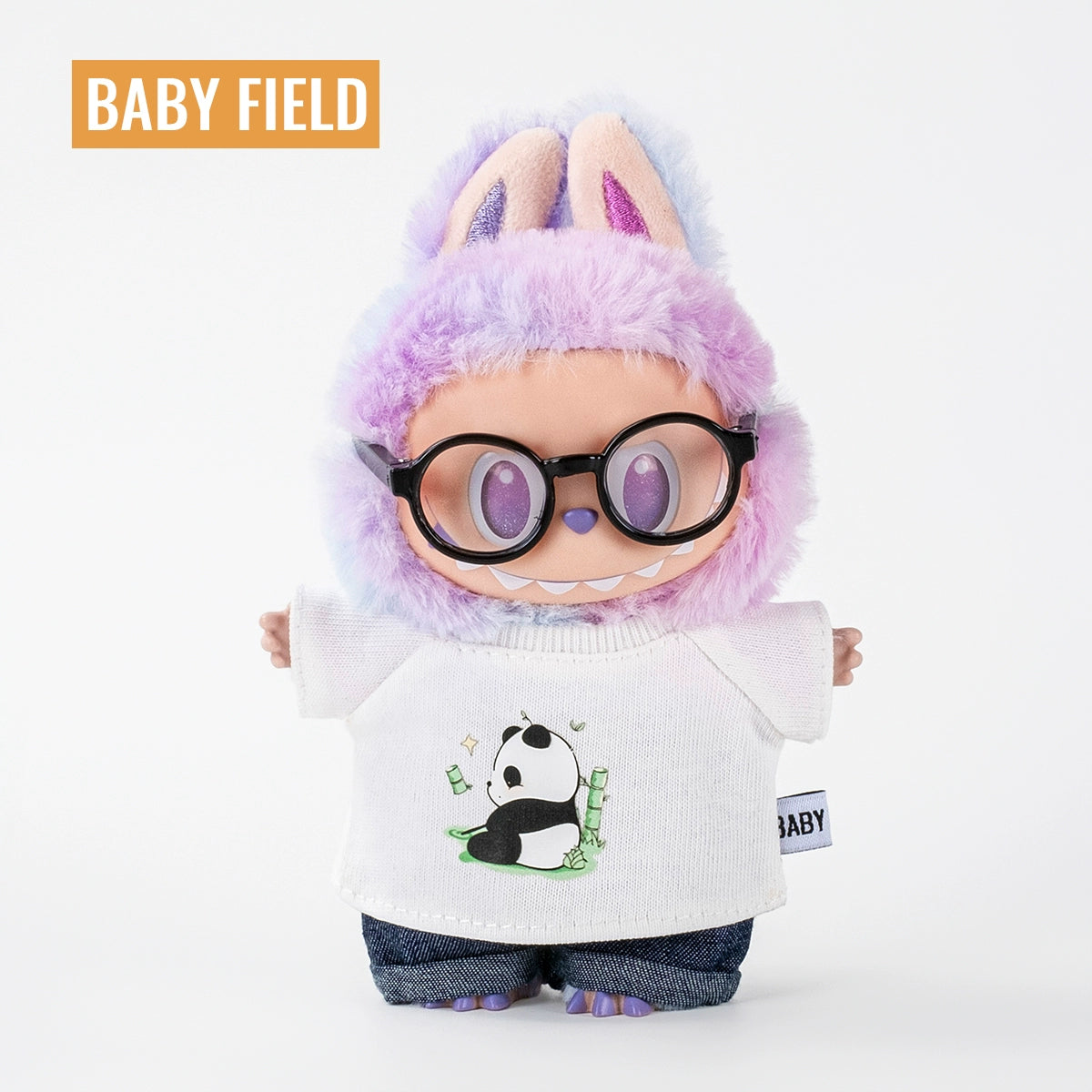 Rybubu × Babyfield baby clothes for labubu clothes 17cm first generation second generation third generation panda short sleeve