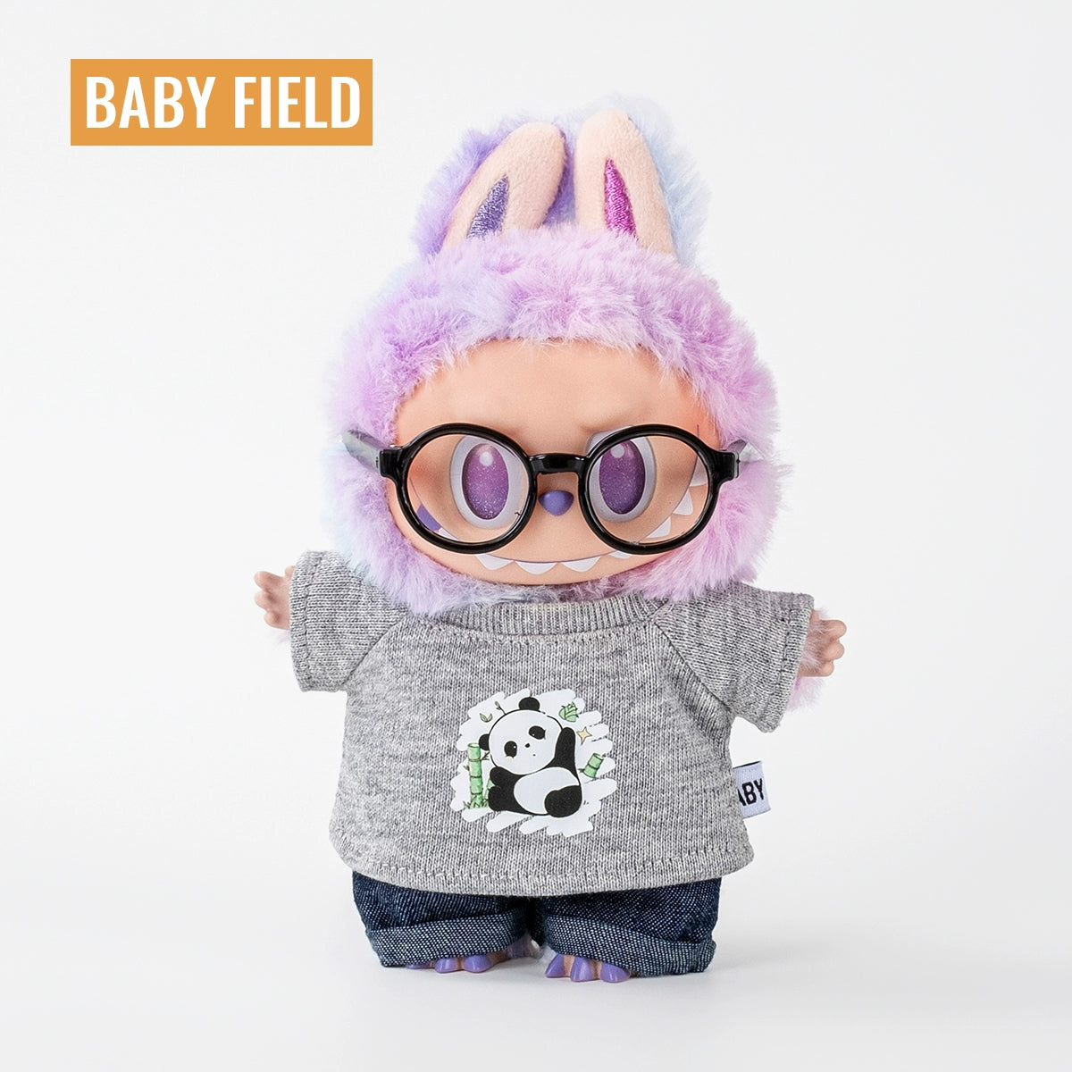 Rybubu × Babyfield baby clothes for labubu clothes 17cm first generation second generation third generation panda short sleeve