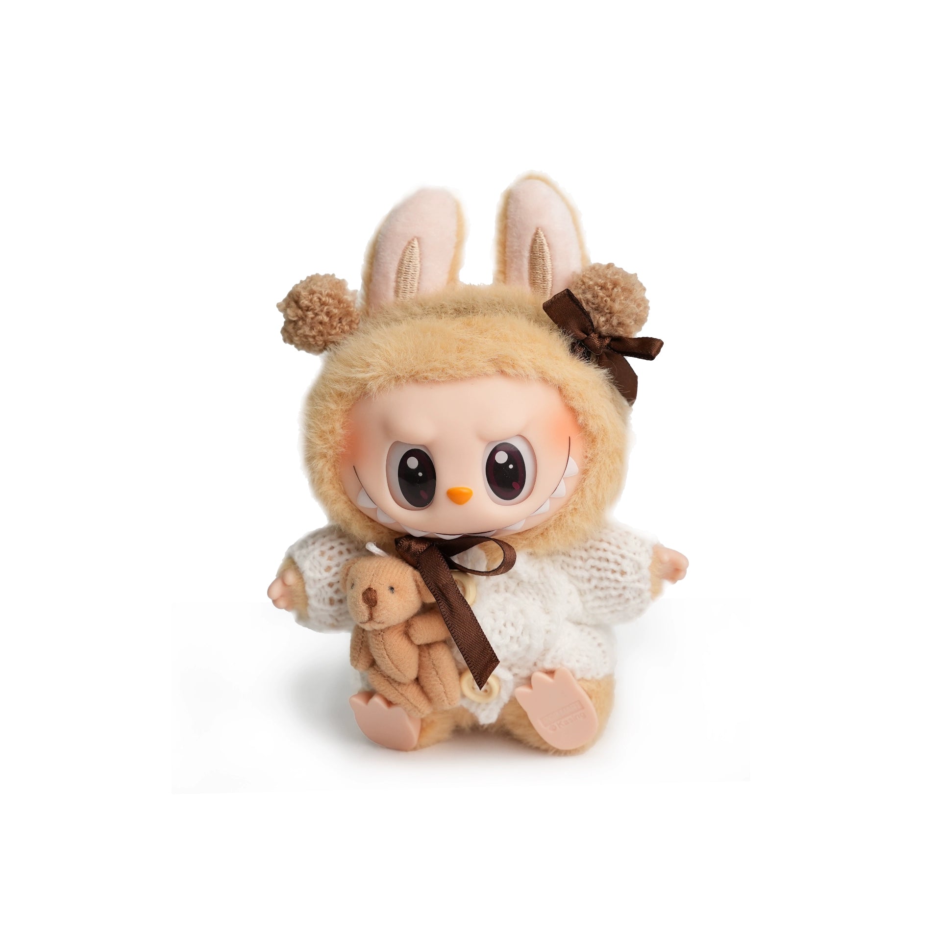 RYBUBU LABUBU vinyl sitting party, sweet silk, plush blind box cute baby clothes
