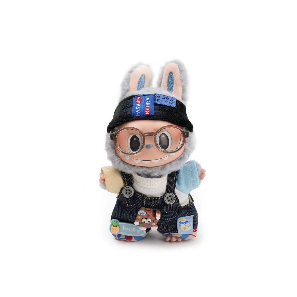 RYBUBU LABUBU vinyl sitting party, sweet silk, plush blind box cute baby clothes