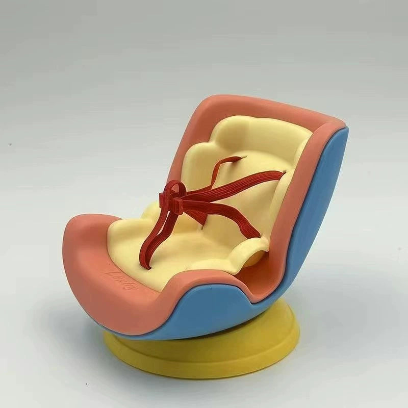 LABUBU car seat second generation sit party vinyl rabub car out trend seat