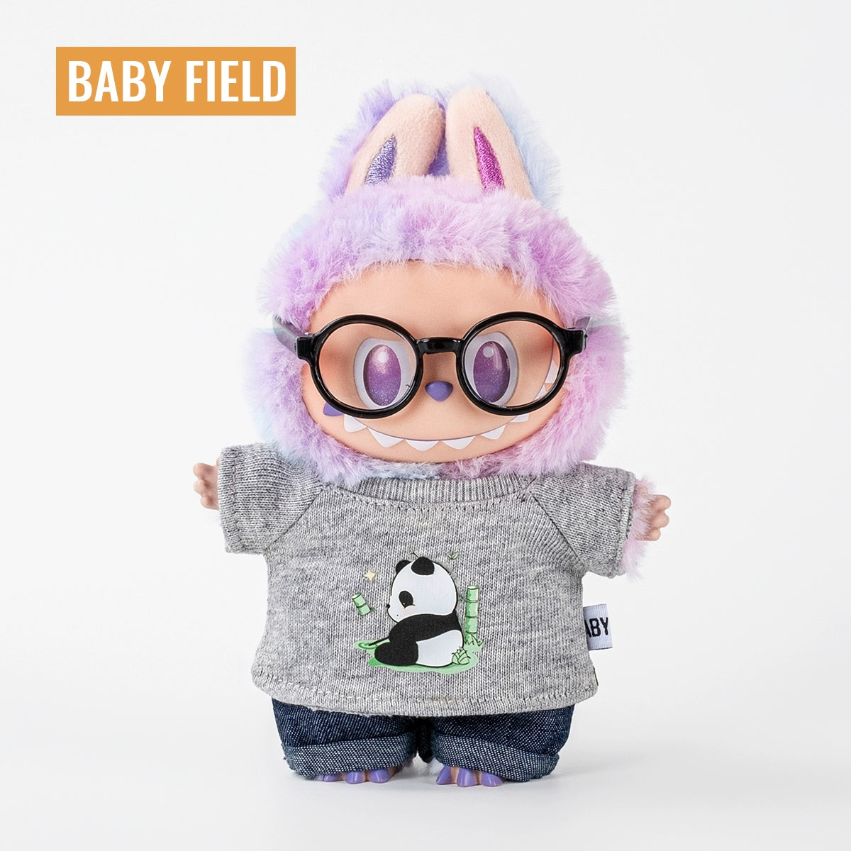 Rybubu × Babyfield baby clothes for labubu clothes 17cm first generation second generation third generation panda short sleeve