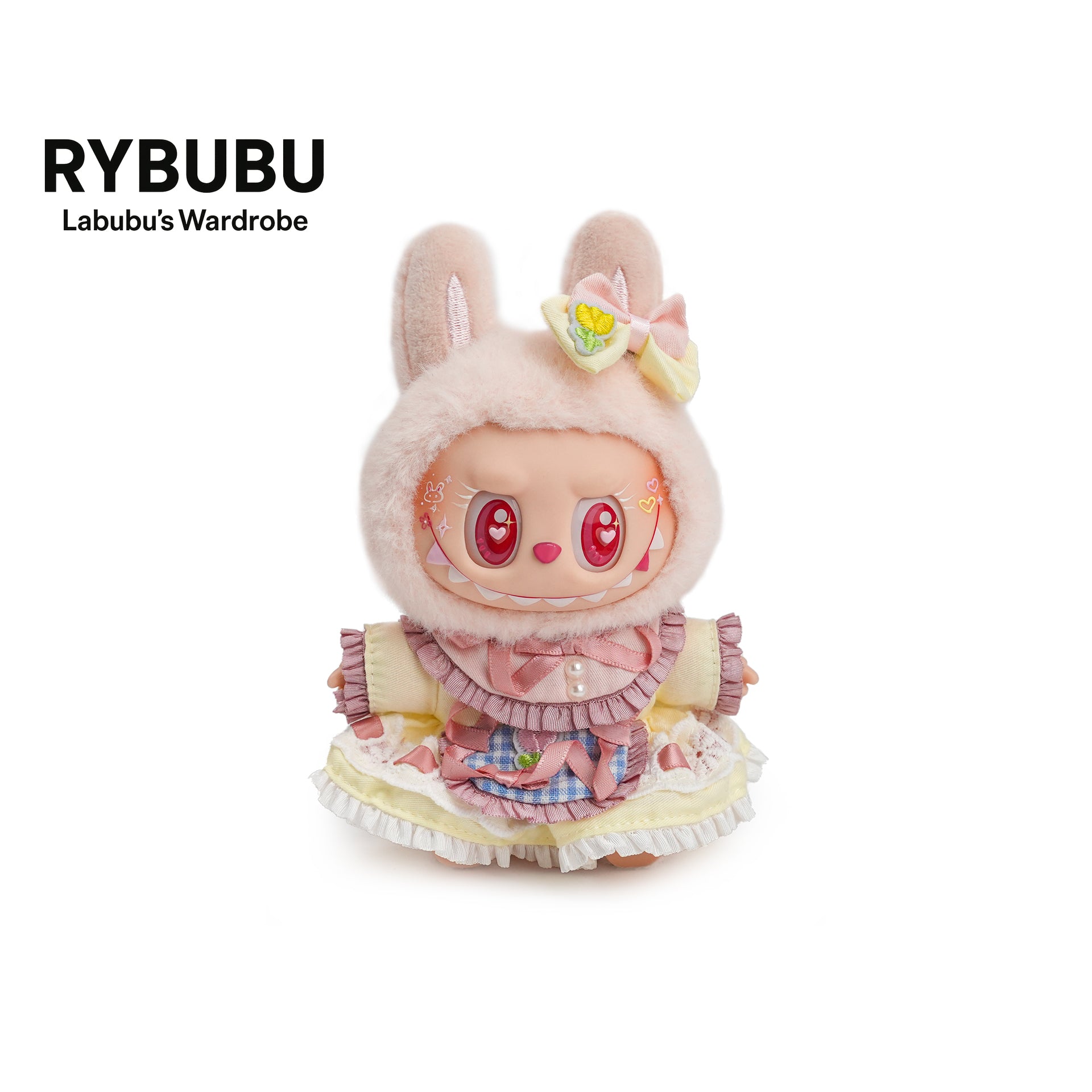 LABUBU vinyl sitting party, shy, plush blind box cute baby clothes
