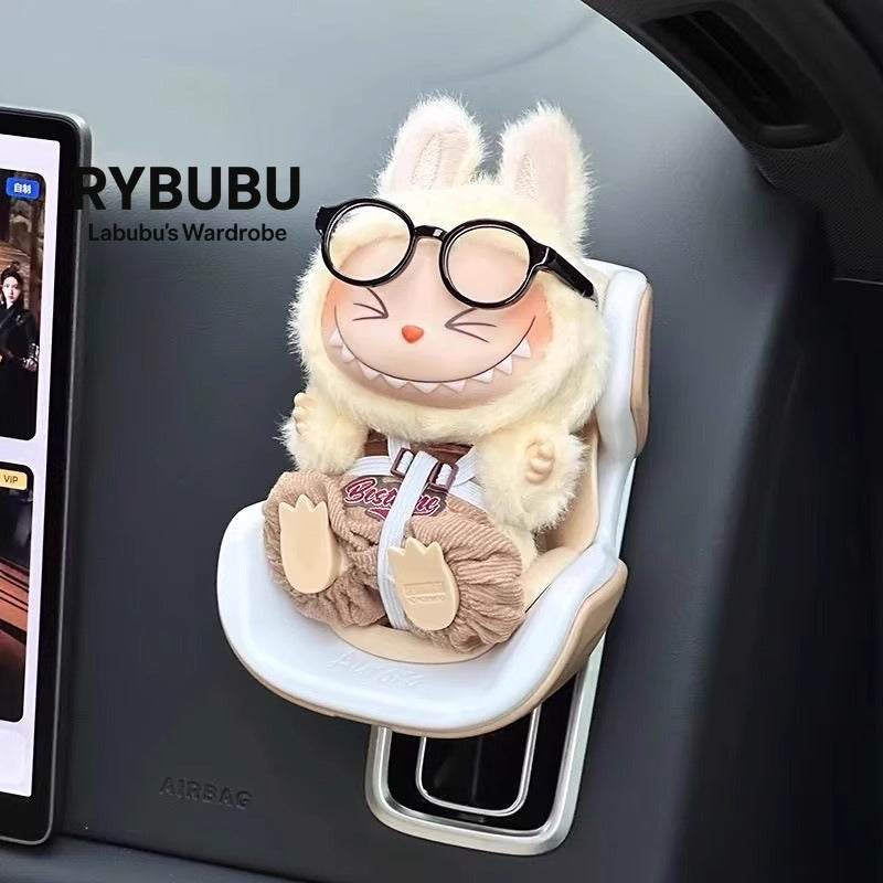 RYBUBU Doll Car Seat Display – Safety Style Accessory for Plush Toys
