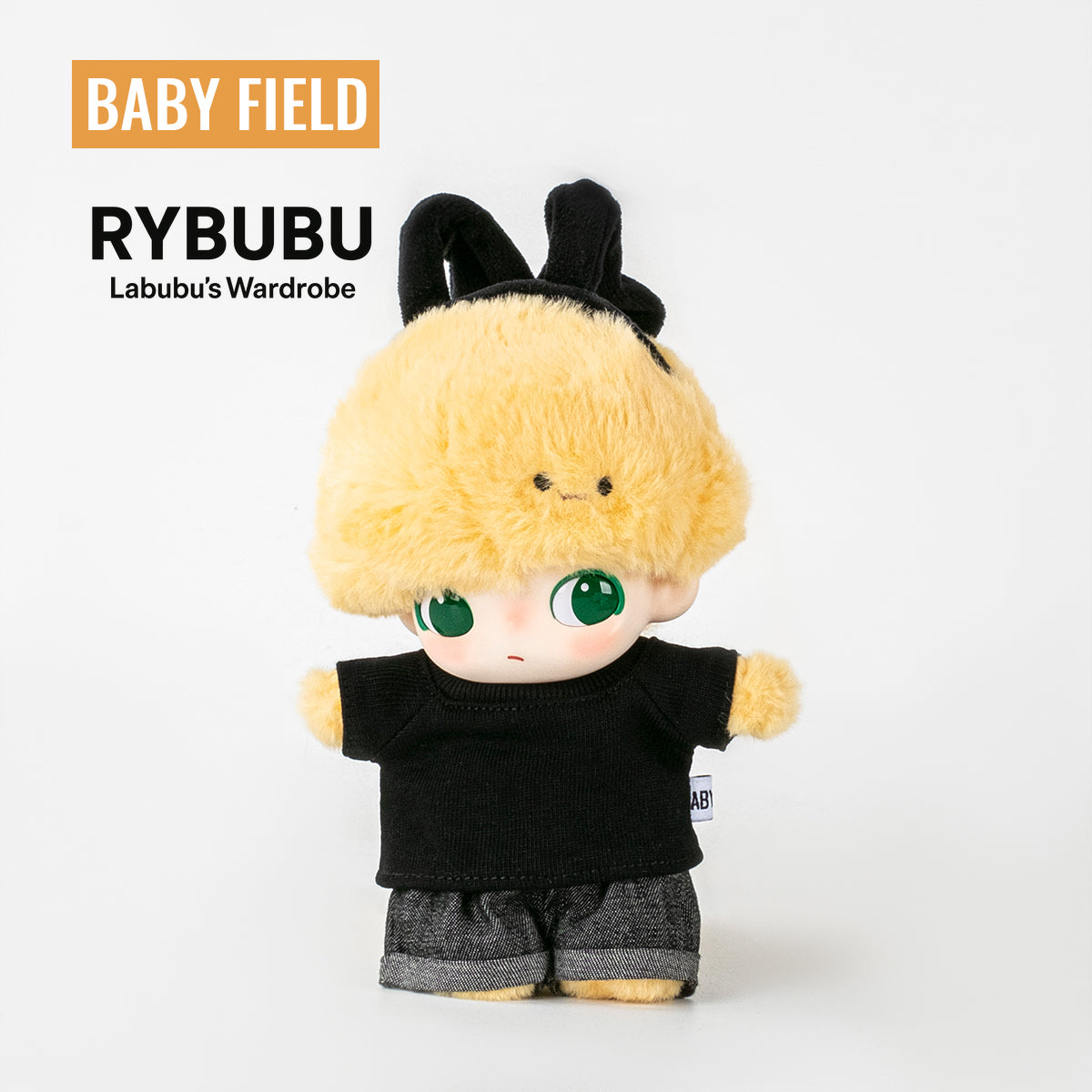 Rybubu × Babyfield doll clothes dimoo joint vinyl pendant baby clothes logo printing short sleeves