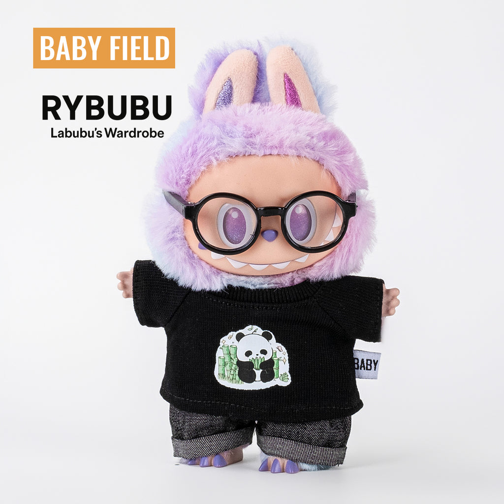 Rybubu × Babyfield baby clothes for labubu clothes 17cm first generation second generation third generation panda short sleeve