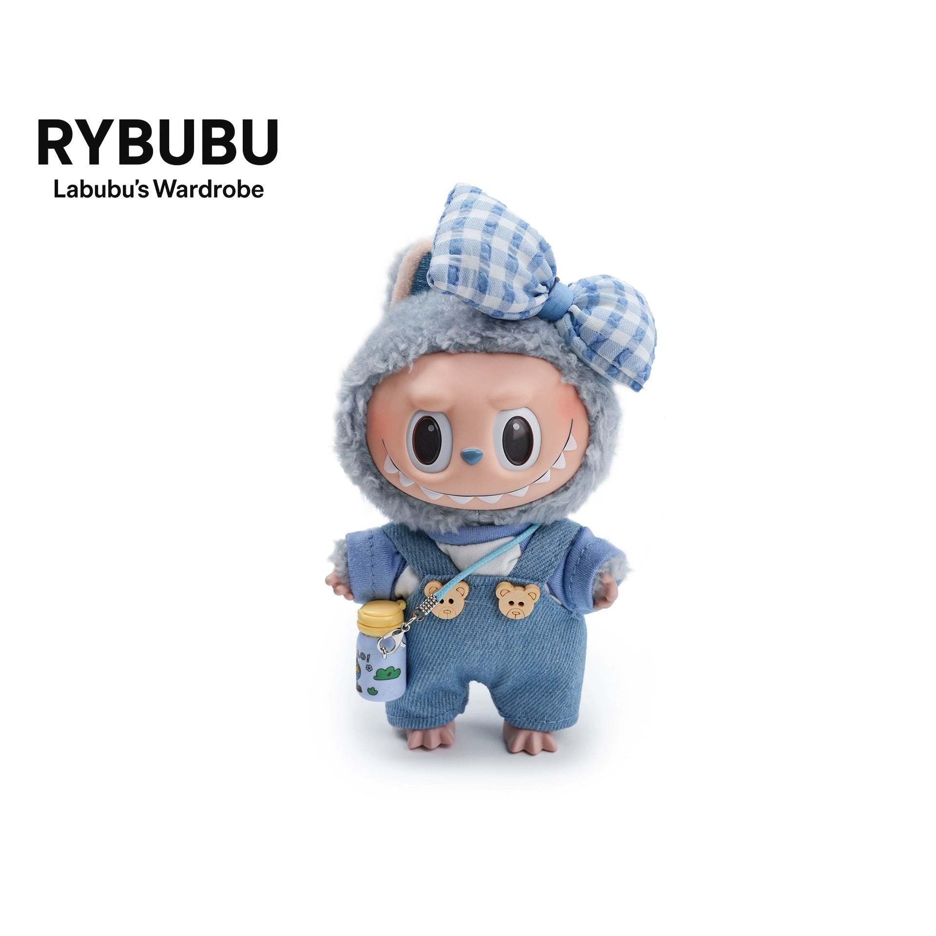 RYBUBU LABUBU vinyl sitting party, sweet silk, plush blind box cute baby clothes