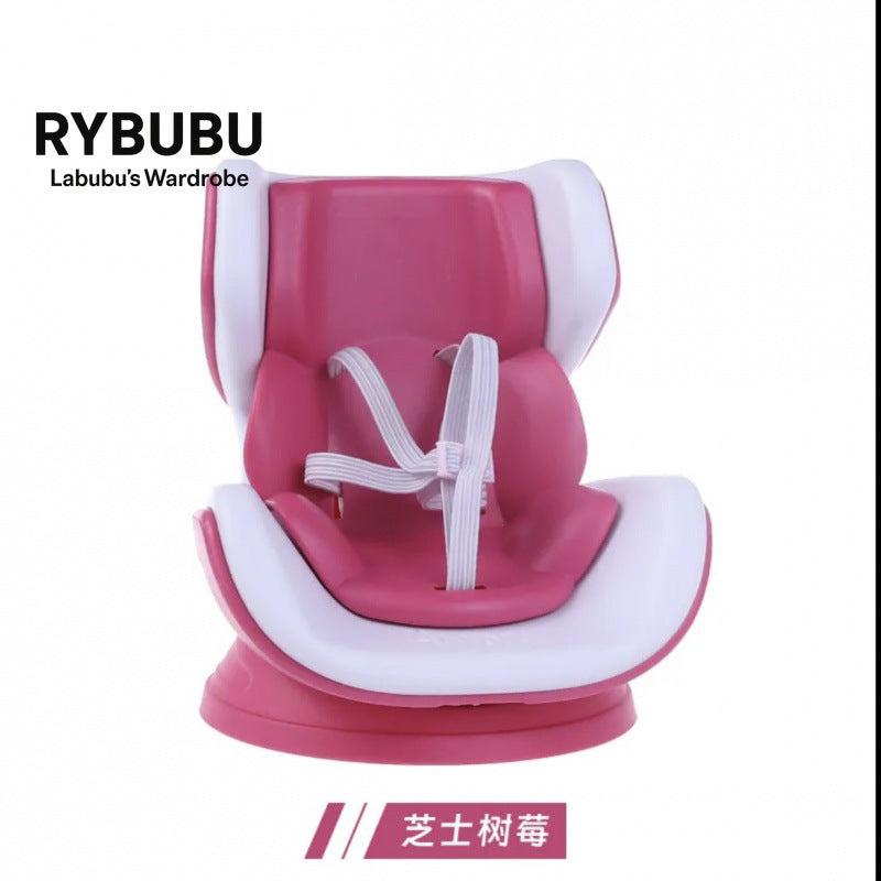 RYBUBU Doll Car Seat Display – Safety Style Accessory for Plush Toys