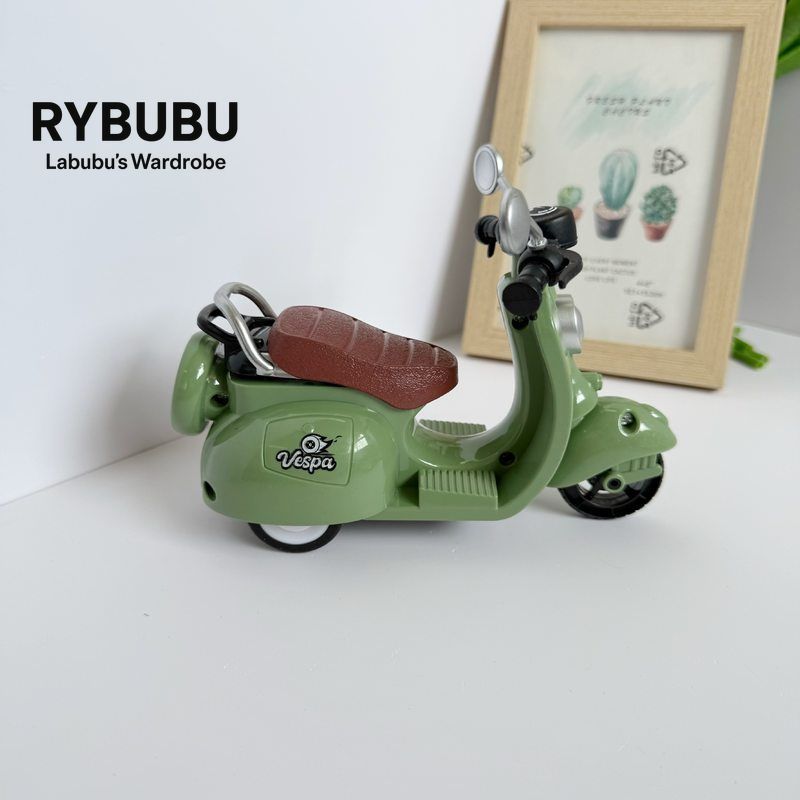 RYBUBU motorcycle 123rd generation vinyl blind box doll inertia small motorcycle keychain rag seat new product