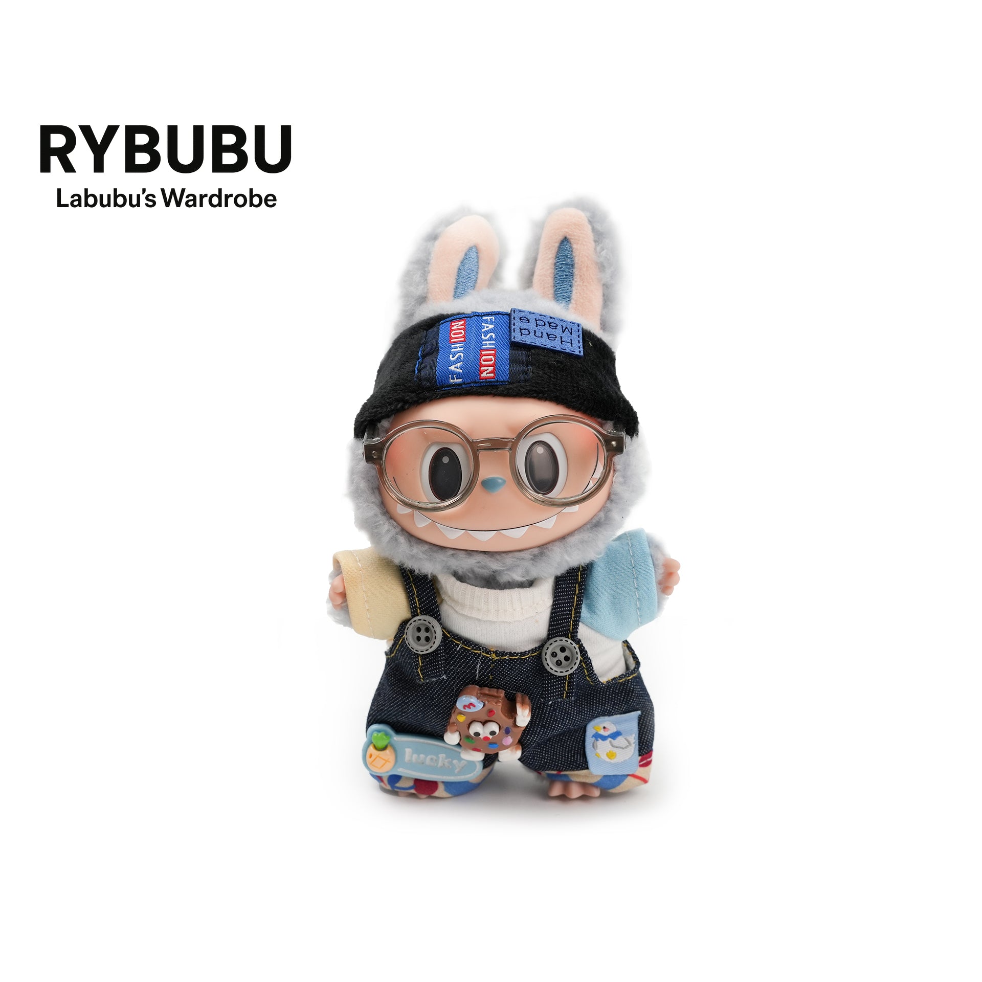 RYBUBU LABUBU vinyl sitting party, sweet silk, plush blind box cute baby clothes