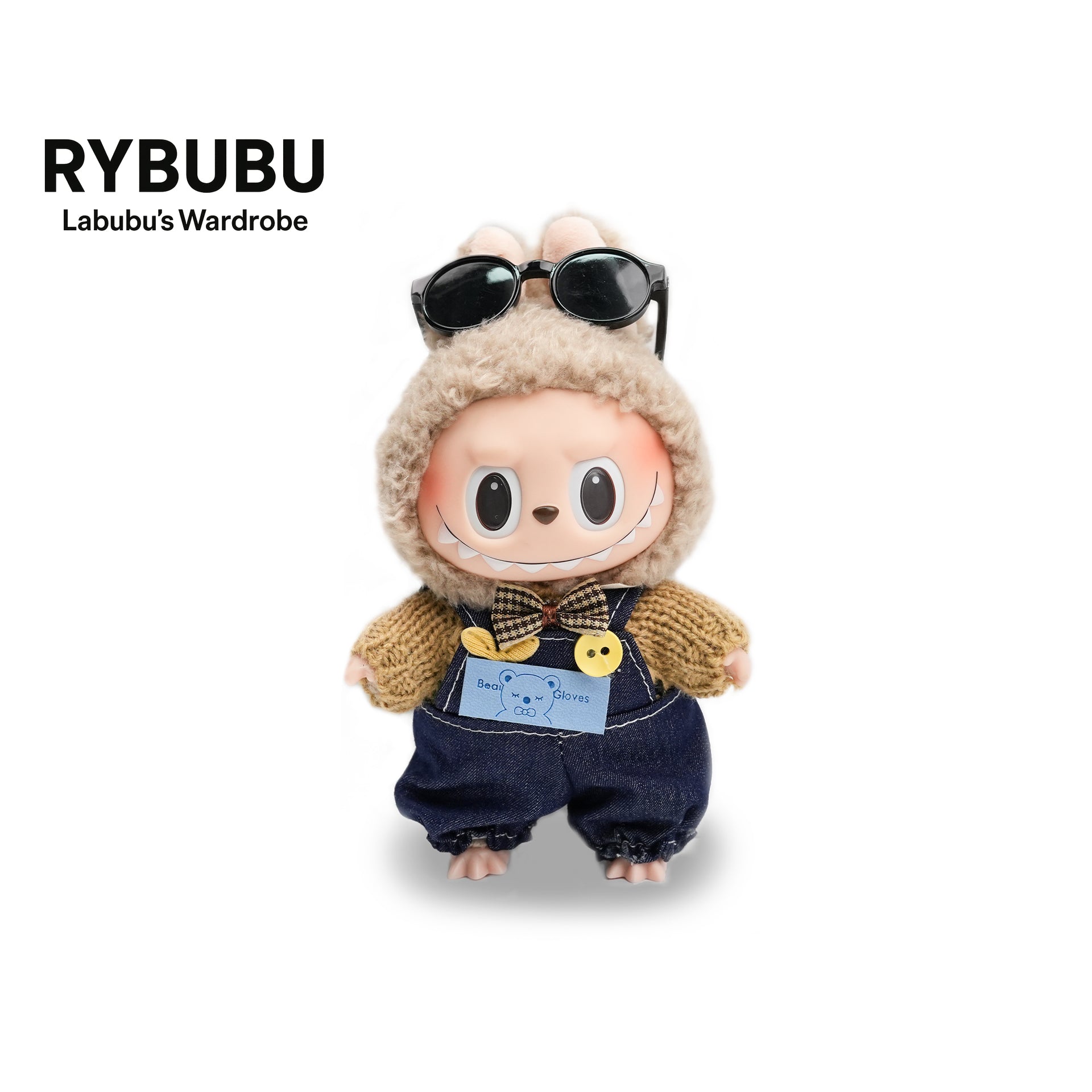 RYBUBU LABUBU vinyl sitting party, sweet silk, plush blind box cute baby clothes