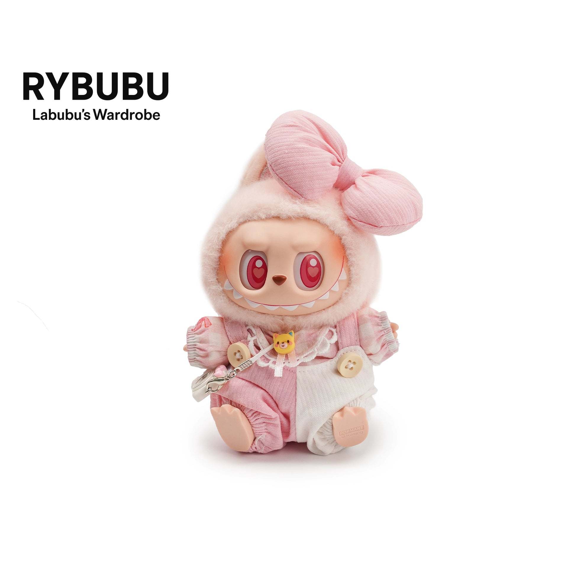 RYBUBU LABUBU vinyl sitting party, sweet silk, plush blind box cute baby clothes