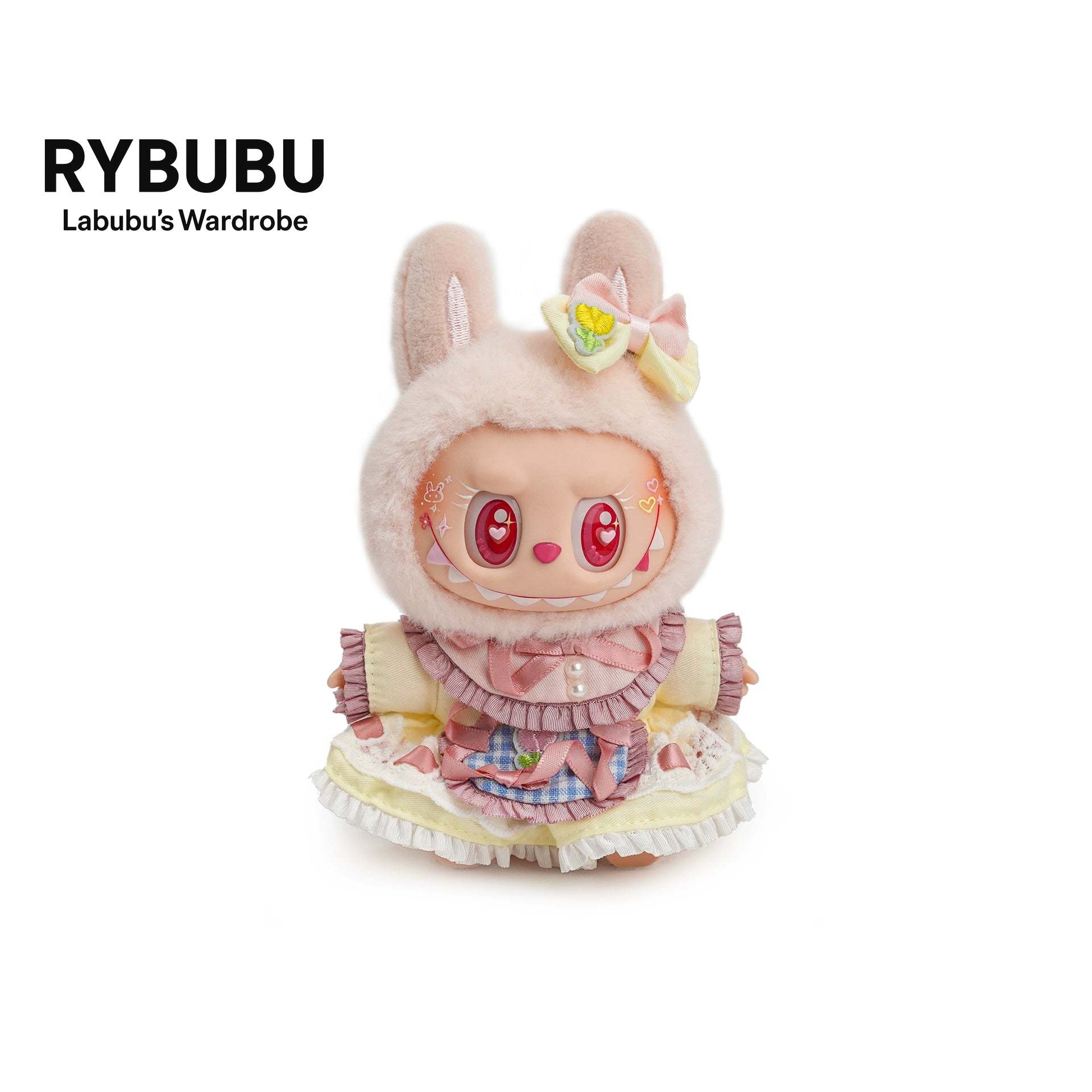 RYBUBU LABUBU vinyl sitting party, sweet silk, plush blind box cute baby clothes