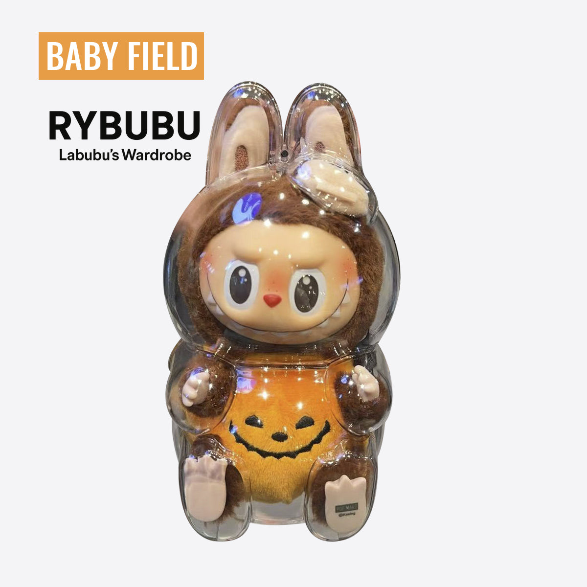Rybubu × Babyfield labubu macaron transparent acrylic protective case display box