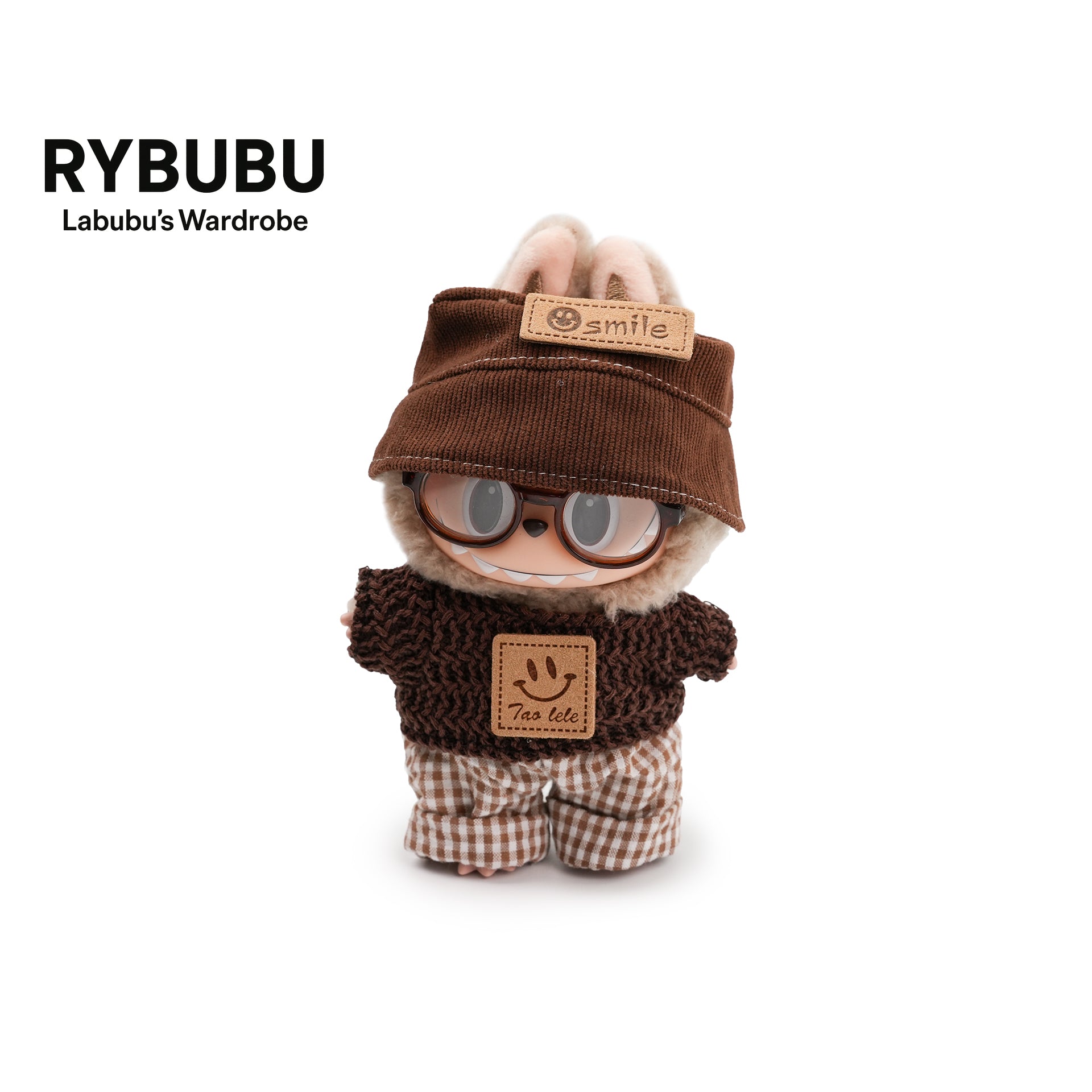 RYBUBU LABUBU vinyl sitting party, sweet silk, plush blind box cute baby clothes
