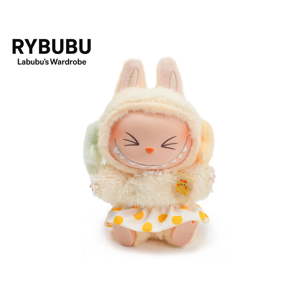 RYBUBU LABUBU vinyl sitting party, sweet silk, plush blind box cute baby clothes