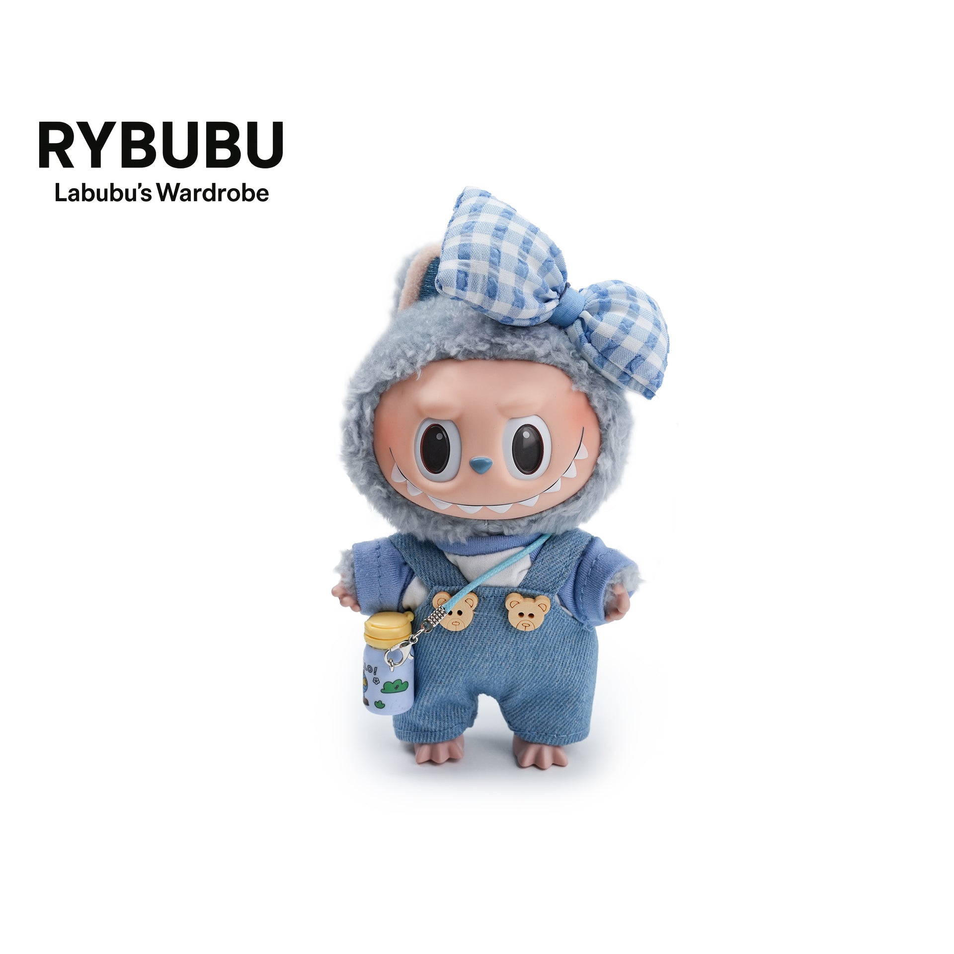 RYBUBU LABUBU vinyl sitting party, sweet silk, plush blind box cute baby clothes