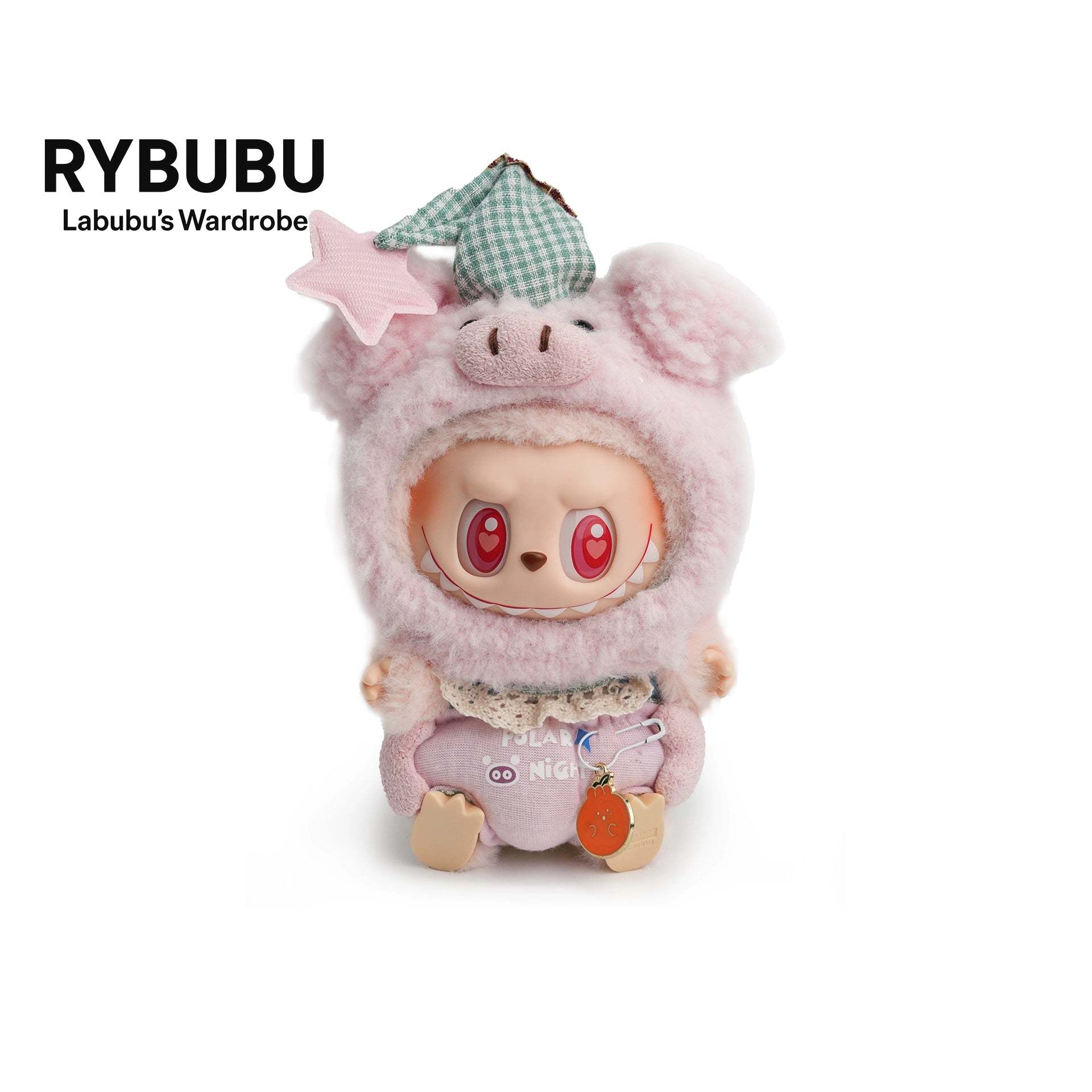 RYBUBU LABUBU vinyl sitting party, sweet silk, plush blind box cute baby clothes