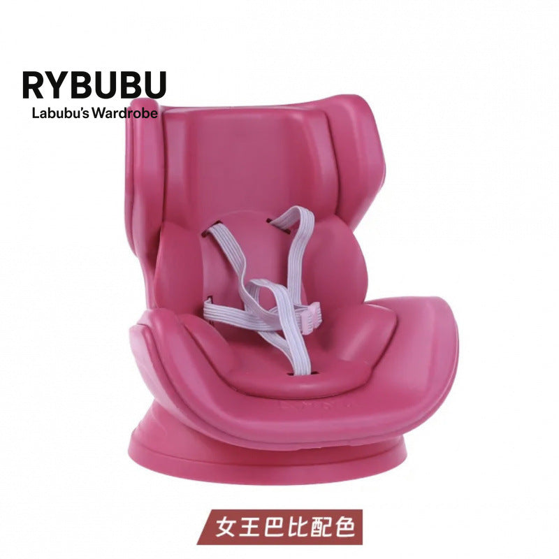 RYBUBU Doll Car Seat Display – Safety Style Accessory for Plush Toys