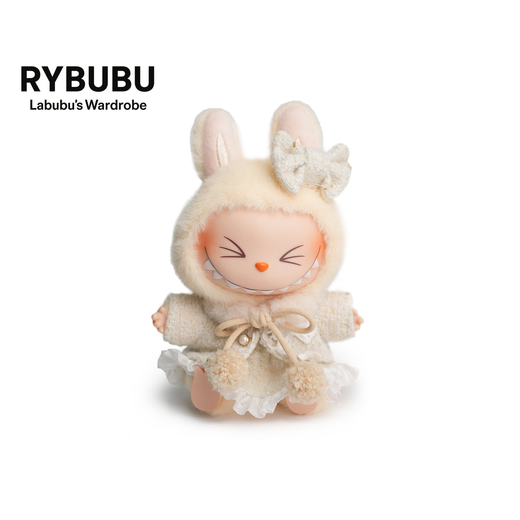 RYBUBU LABUBU vinyl sitting party, sweet silk, plush blind box cute baby clothes