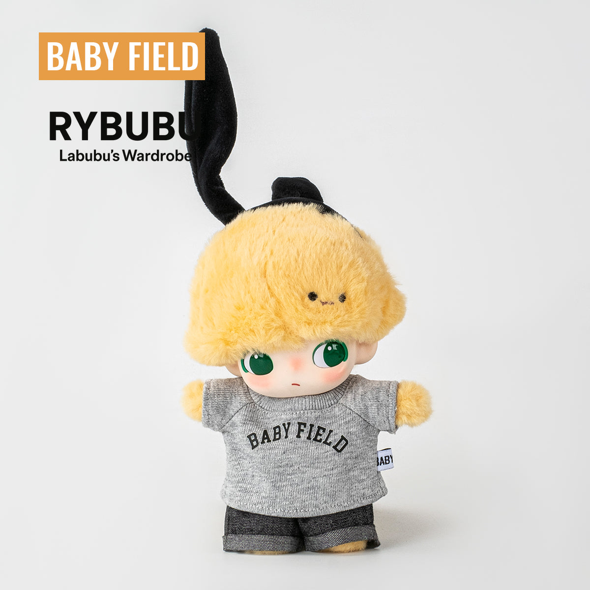 Rybubu × Babyfield doll clothes dimoo joint vinyl pendant baby clothes logo printing short sleeves